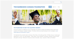Desktop Screenshot of barbadoscanadafoundation.com